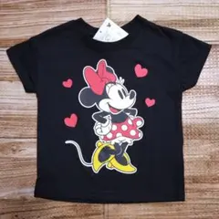 新品 未使用 ディズニー ミニー 半袖 Tシャツ 女の子 黒色 80のサムネイル