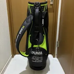 PUMA ゴルフ キャディバッグ 48 ブラック ネオンイエローのサムネイル