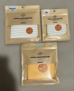 Old Resta 今治産 タオルハンカチ 3点セット　DEBIKA らいおん