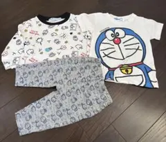 ドラえもん　半袖Tシャツ　ロンT パンツ　セット