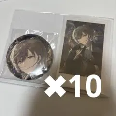 にじさんじ 叶 誕生日グッズ 2024缶バッジ & チェキ風カード セット