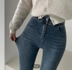 소냐나라 스키니 팬츠 데님 한국 패션