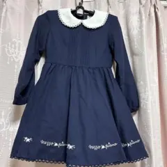 mezzo piano ネイビー ワンピース