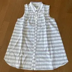 新品　セブンデイズサンディ　リネン混チュニック　Mのサムネイル