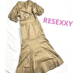 RESEXXY ステッチデザインマーメイドワンピース