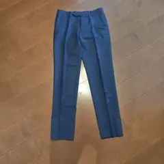 スーツカンパニー ネイビー スラックス ウール