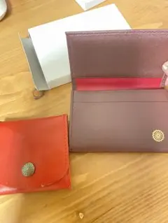 新品　皇居　名刺入れ　と小銭入れセット