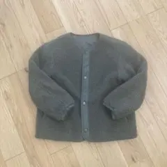 UNIQLO 130 キルティングボアフリースリバーシブルジャケット