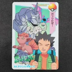 超美品 ポケモンカードダス　バンダイ　44.タケシと仲間たち #M1015