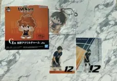 ハイキュー！！ アクリルチャーム ＆ クリアカード 山口忠