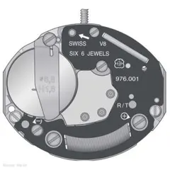 OH済★ETA 976.001 ムーブ　腕時計部品