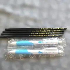 名前入り鉛筆 Yuichi ゆういち HB 4本とボールペン2本セットのサムネイル