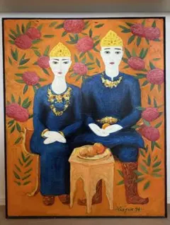 Gafur Kadirov 1994年 油彩画 Uzbekistan Gafur Kadirov 1994年 油彩画 Uzbekistan - メルカリ