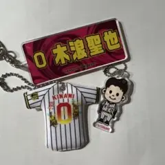 値下げ転売可能！阪神木浪聖也シークレットや限定グッズなど11点 木浪 0☆阪神 シークレット3連アクリルキーホルダー 木浪聖也 - メルカリ
