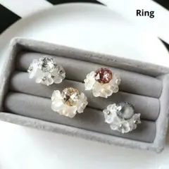 Ring ハンドメイド 指輪 高品質クリスタル ヴィンテージローズ［174］