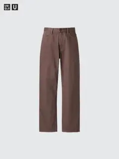 【美品】ユニクロU リラックスフィットジーンズ 31 ブラウン