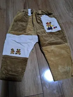 ミキハウス　ベアパンツ80cm