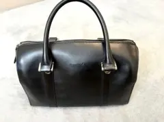 美品　agnès b. VOYAGE レザーミニボストン 黒 ショルダーなし
