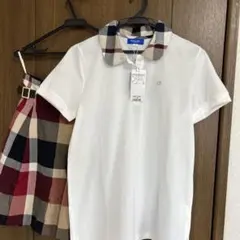 は*君様 新品！BLUE LABEL CRESTBRIDGE ポロシャツ ホワイのサムネイル