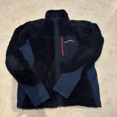 ※チャック破損※montbell フリースジャケット XS 黒