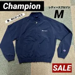 チャンピオン ブルゾン 春物 レディース バックプリント ナイロン