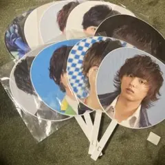 Kis-My-Ft2 キスマイ 藤ヶ谷太輔　ジャンボうちわ　9枚セット