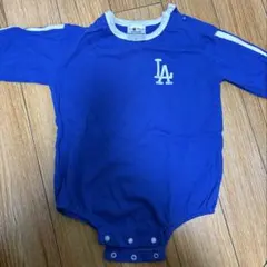 LAロゴ入り青色ロンパース　80cm