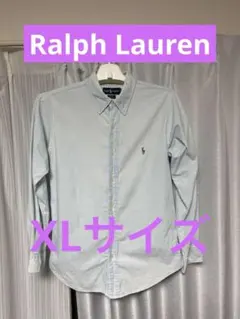 90s~ ラルフローレン BD シャンブレーシャツ マルチ 色 ポニー