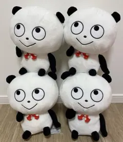 めちゃもふぐっとぬいぐるみフルーツ食べたいなのごきげんぱんだ　4体セット