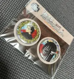 進撃の巨人 ホログラム缶バッジセット エレン 映画 劇場版 ホログラム 缶バッジ