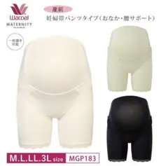 【新品未使用】ワコール マタニティインナー　妊婦帯パンツタイプ　ロング Mサイズ