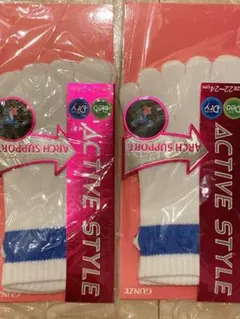 ACTIVE STYLE アーチサポートソックス 22-24cm