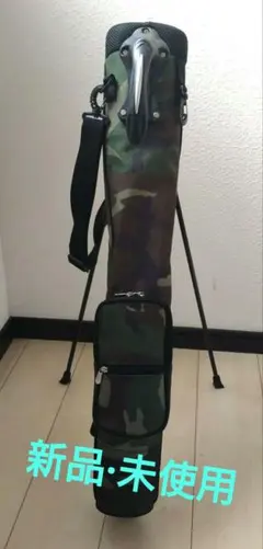 【新品未使用】キャディバック　迷彩柄 楽天市場】【送料無料】ノーロゴ カモフラ柄 スタンドバッグ 8.5型