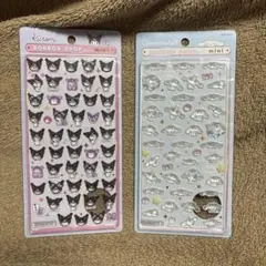 正規品　ボンボンドロップシールmini シナモロール　クロミ　2枚セット