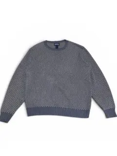 Lands' End バーズアイニット・セーター Lのサムネイル
