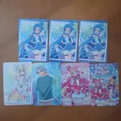 キミとアイドルプリキュア キラキラカードグミ　7枚セット