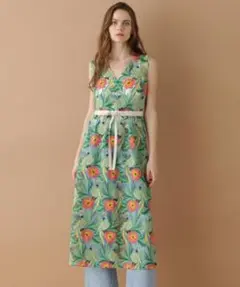 グレースコンチネンタル♡ボタニカルパロットワンピース