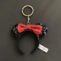 ミニーマウス　カチューシャ　キーホルダー　東京ディズニーリゾート　スパンコール
