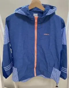 adidas neo フード付きウィンドブレーカー L ネイビー