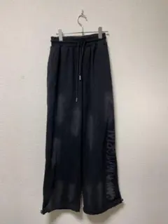 【mushwear】ウルトラワイドバギースウェットパンツ