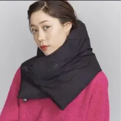 THE NORTH FACE ブラックダウンマフラー