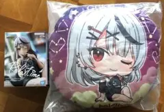 ホロライブ ラウンドクッション 沙花叉クロヱ フィギュア　2点セット