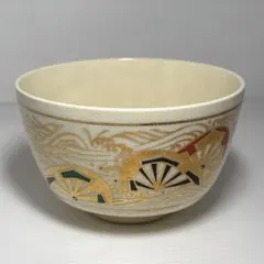 京焼 加藤昌山 金彩 色絵 茶碗 抹茶碗 茶道具 0406-M3 - メルカリ