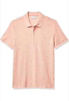 LACOSTE スリムフィット ワニシルエット総柄デザインポロシャツ　mサイズ