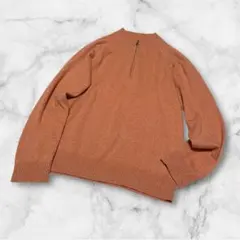 JOSEPH ABBOUD カシミヤ ウール ハイネック セーター オレンジ Lのサムネイル