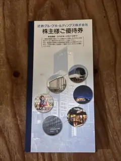 近鉄グループホールディングス 株主優待券 1冊(乗車券は付きません)のサムネイル