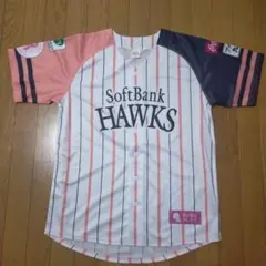 ソフトバンクホークス 2026 ピンクフルデー　ピンクストライプユニフォーム