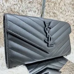 極美品⭐️SAINT LAURENT サンローラン レザー 長財布 ブラック 2026年最新】Saint Laurent レディース 長財布の人気アイテム - メルカリ