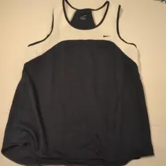 Nike DRI-FIT タンクトップ M ネイビー/ホワイト