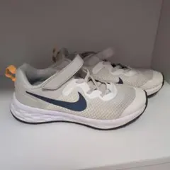 【21センチ】NIKE キッズ スニーカーホワイト×ネイビー